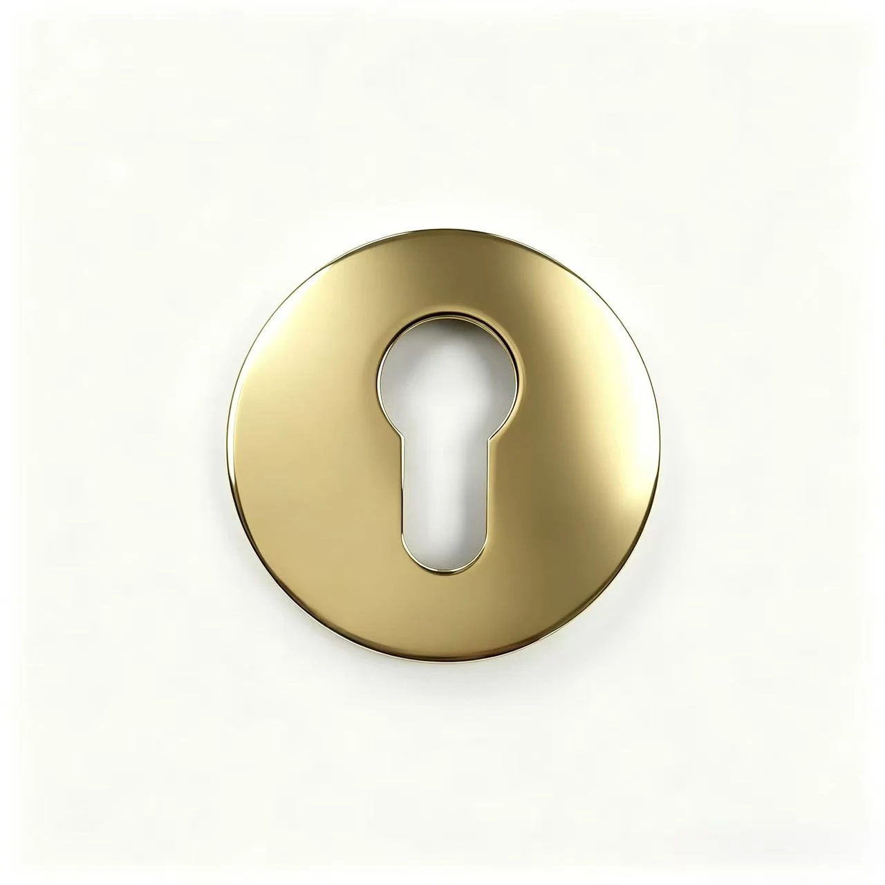Embellecedor redondo · dorado · ref. ZK-HER-EMB-RD · acabado Dorado · vista frontal